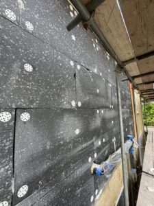 External Wall Insulation Close 2 External Wall Insulation