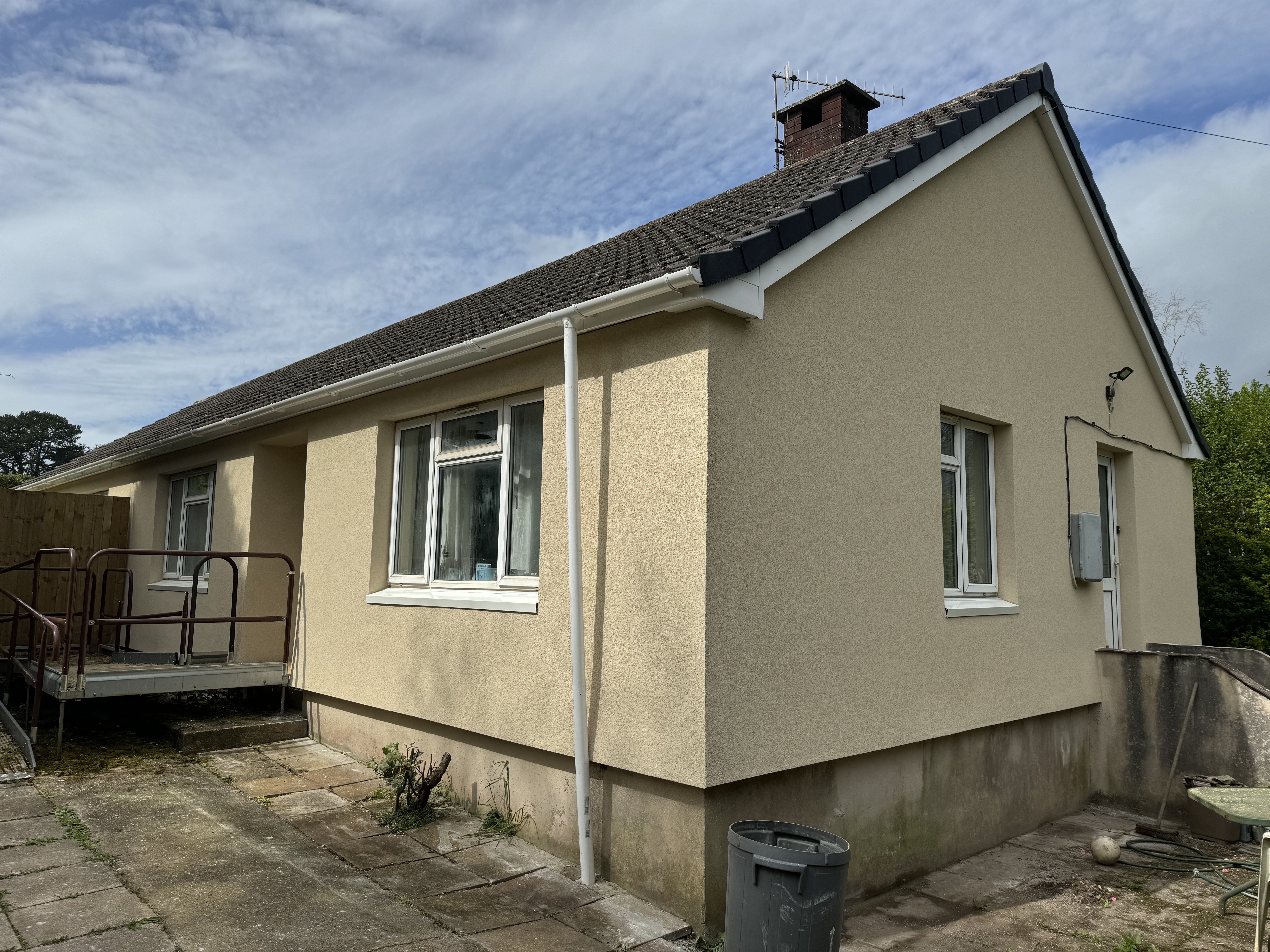 Silicone Render Renovation & EWI Installation in Backwell