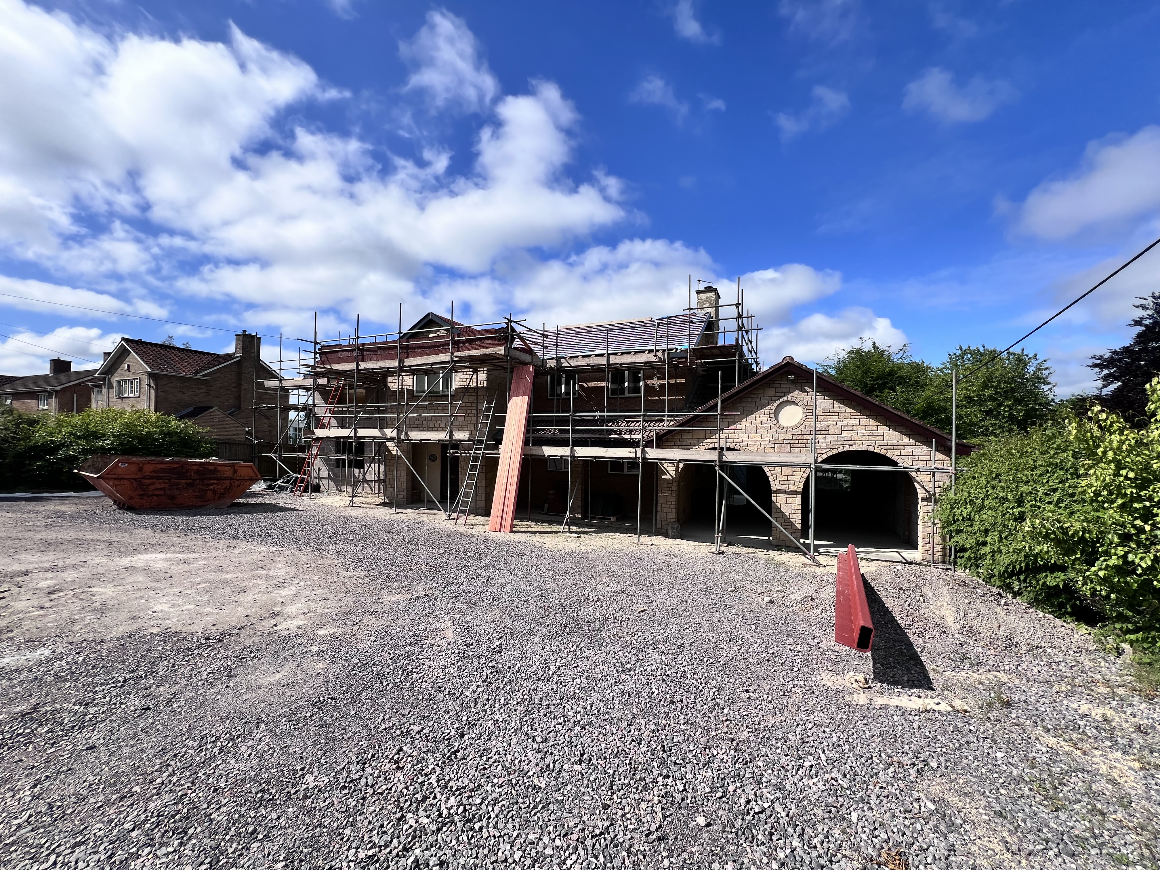 Monocouche Render Project in Somerset - Preparation