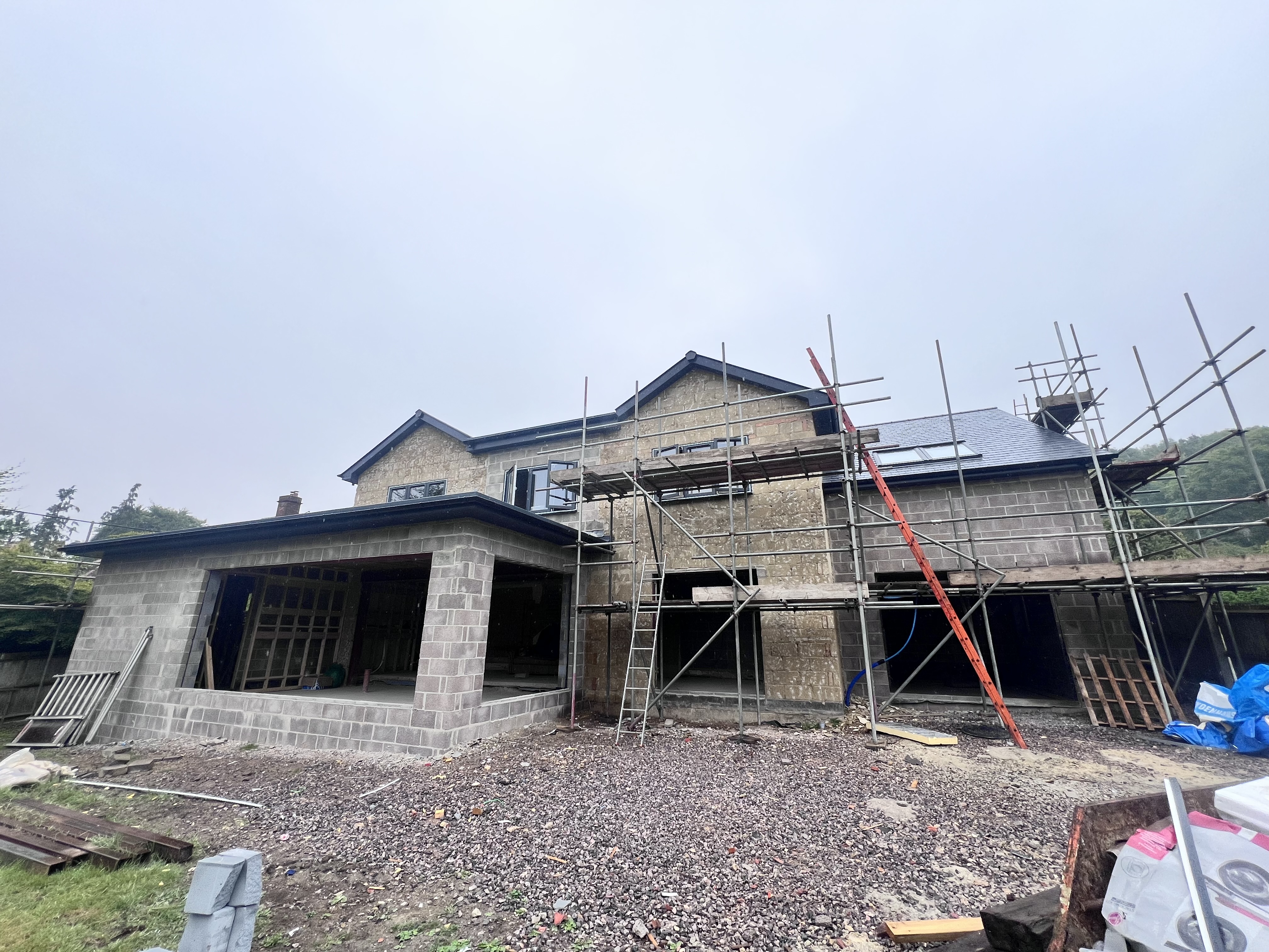 Monocouche Render Project in Somerset - Preparation