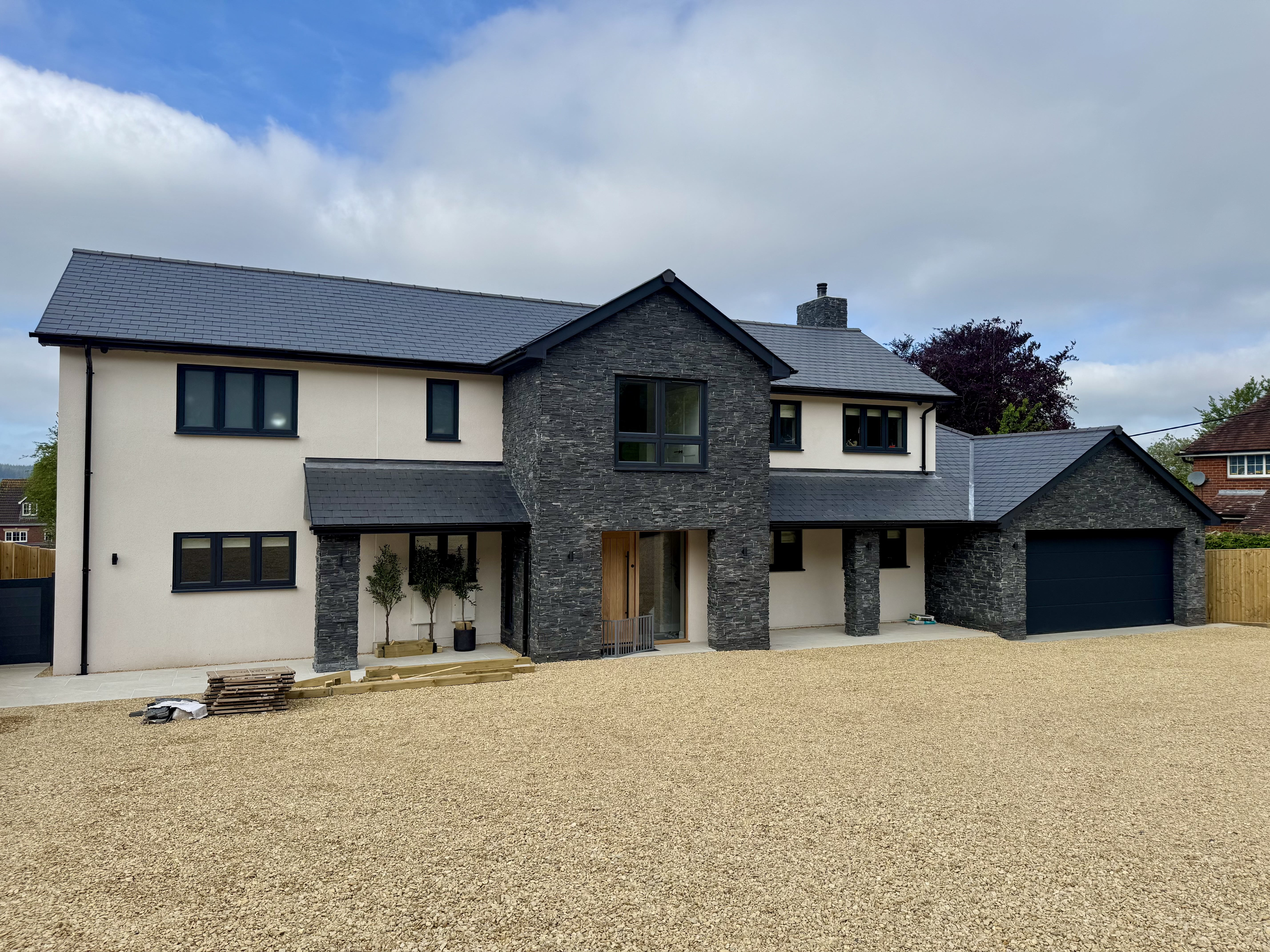 Completed Monocouche Render Project in Somerset