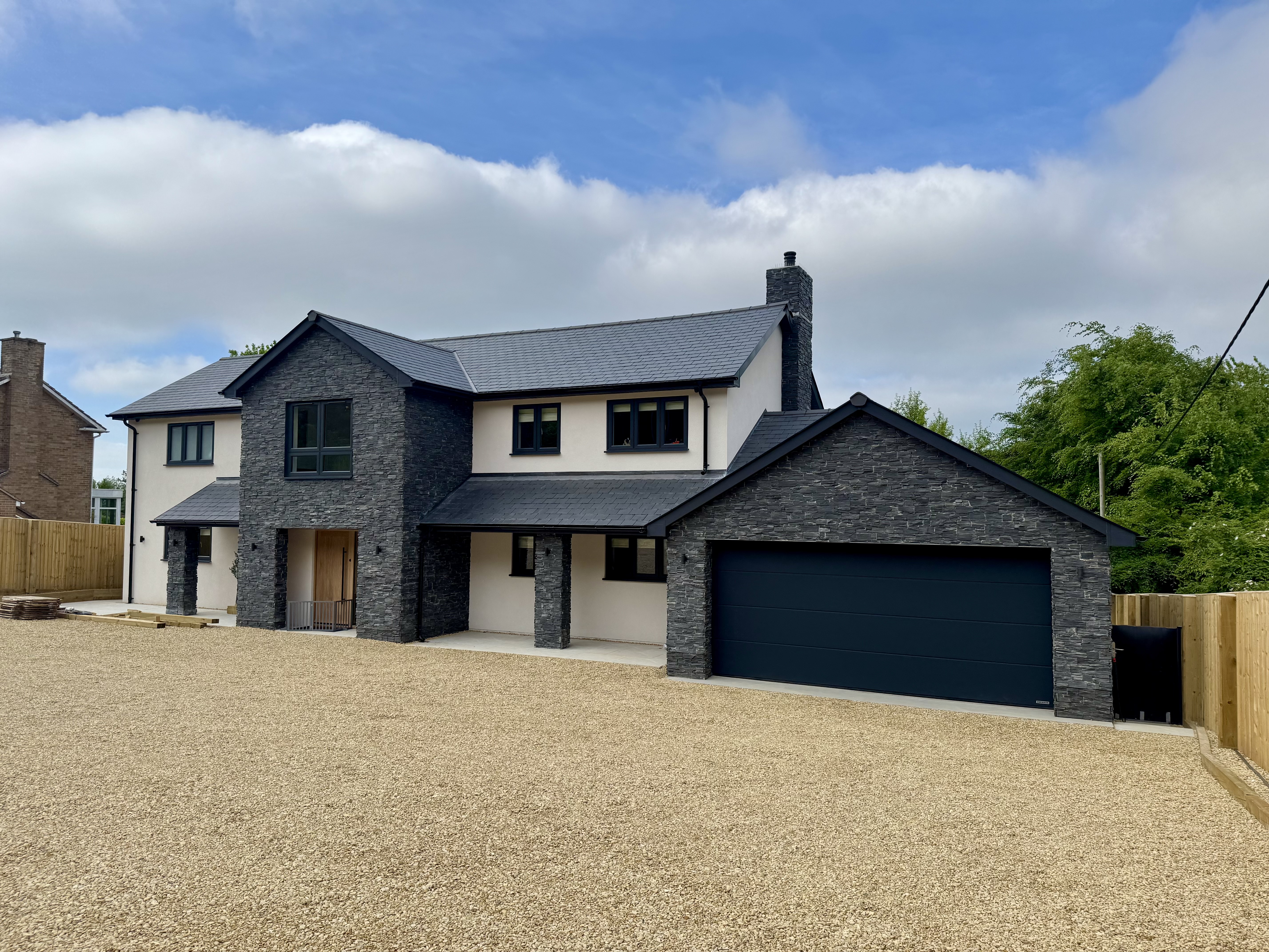 Completed Monocouche Render Project in Somerset