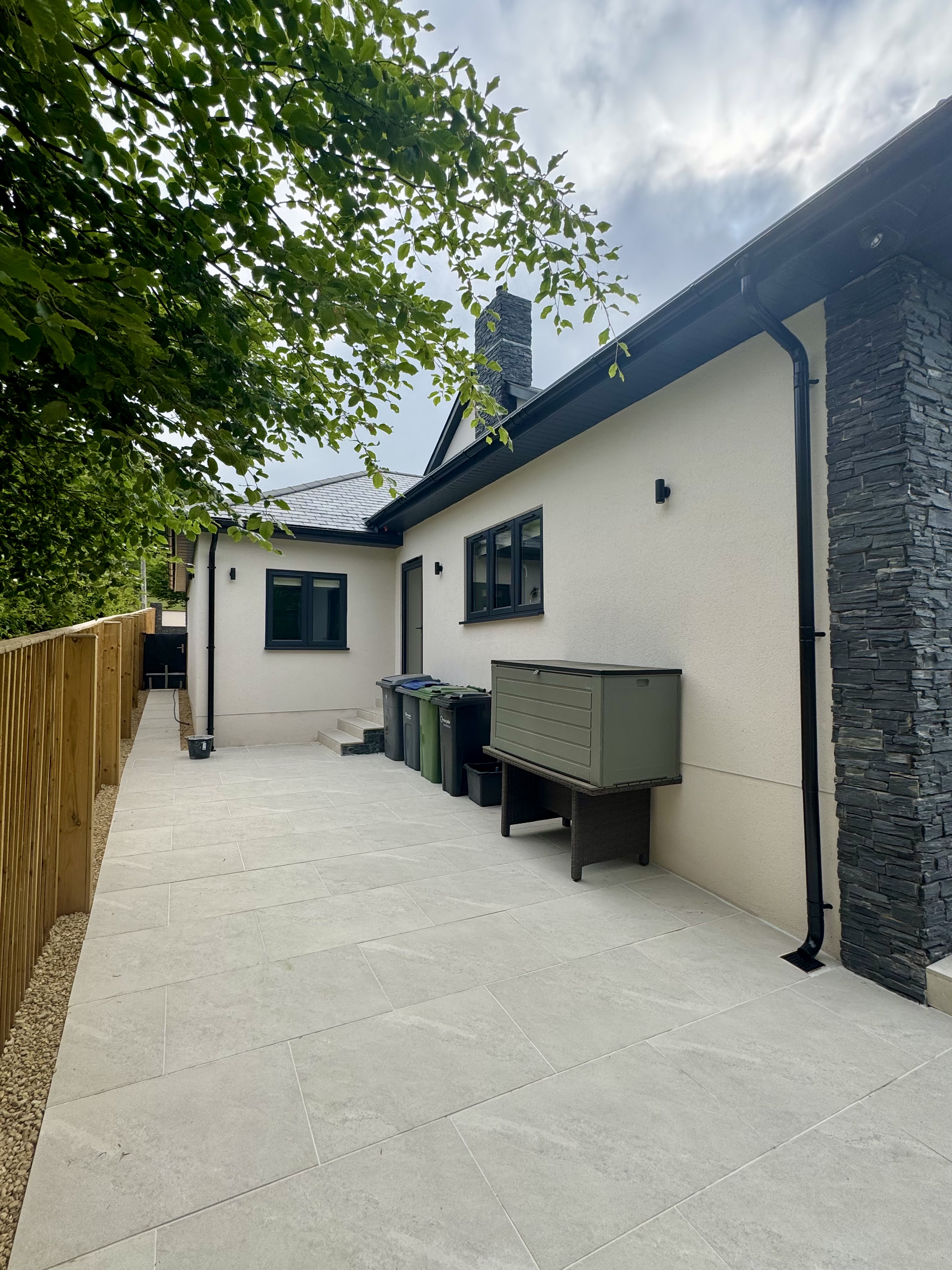 Monocouche Render Project in Somerset - Close Up