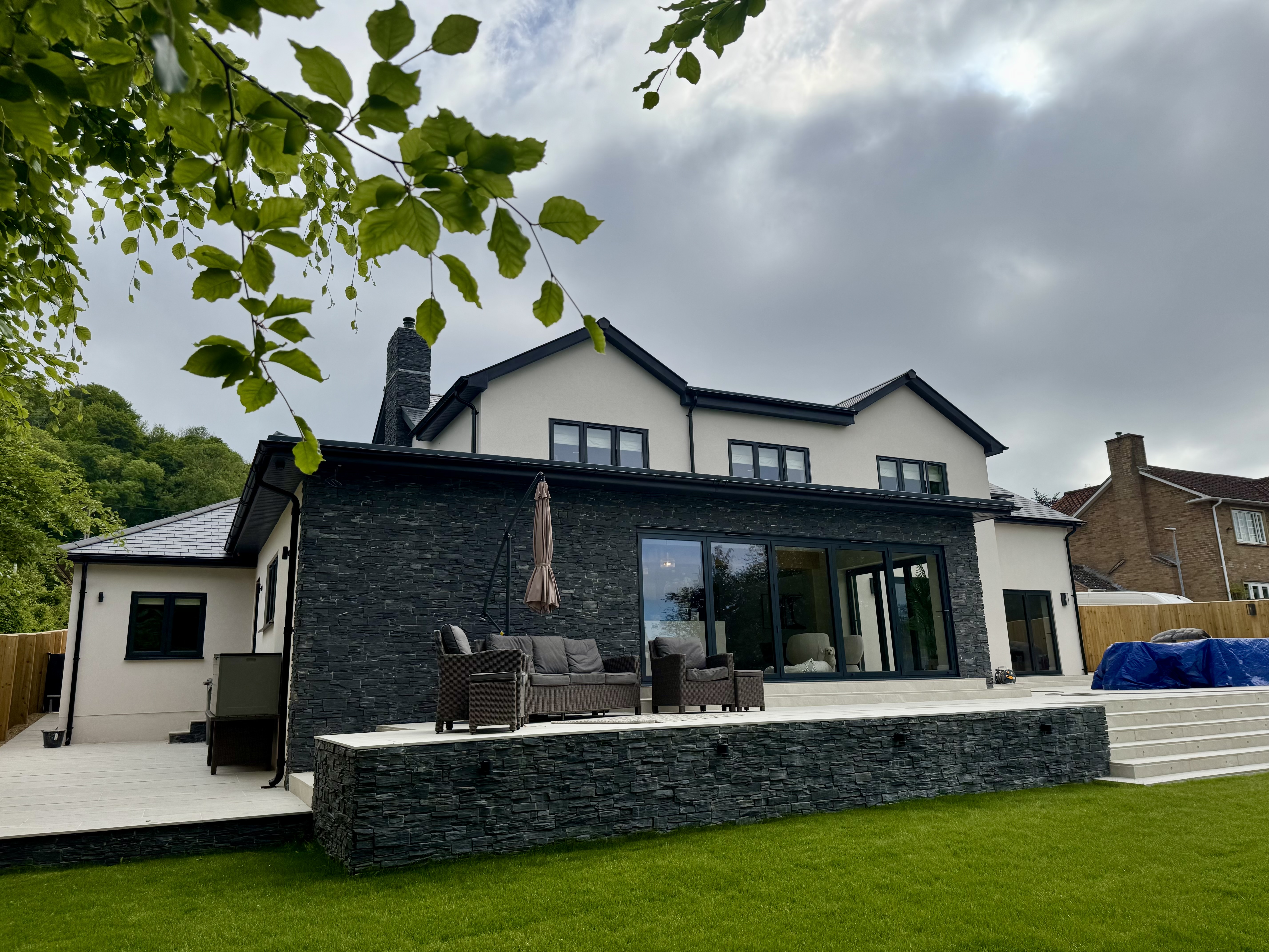 Completed Monocouche Render Project in Somerset