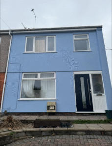 Sky Blue Silicone Render Kingswood After Front