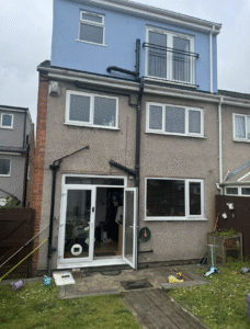 Sky Blue Silicone Render Kingswood Before Back